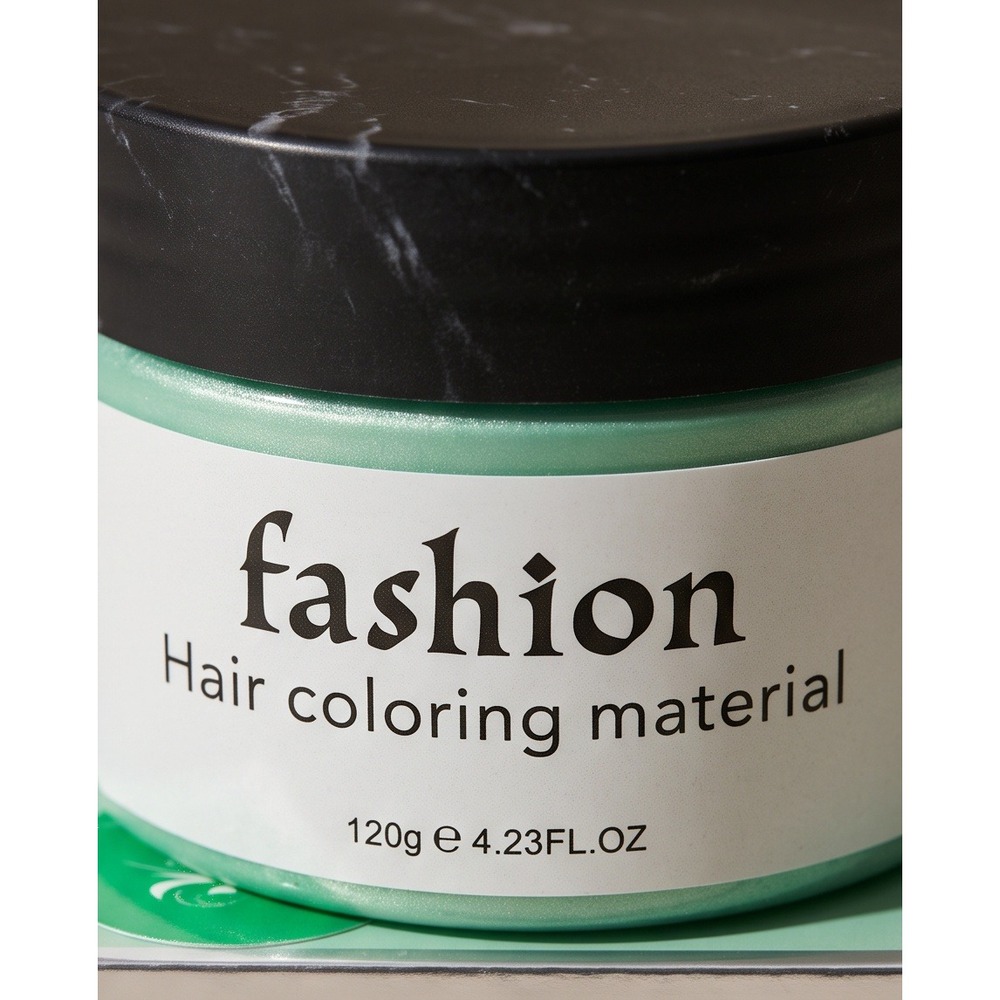 Pretty Cowry Fashion Hair Coloring Material Temporary Wax Green‎ 120g 4.23oz - Picture 8 of 9